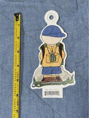 🎅🏻 Scrapbook Die Cut  Friends My Minds Eye Happy Camper 442401 Year 1999 Rare
